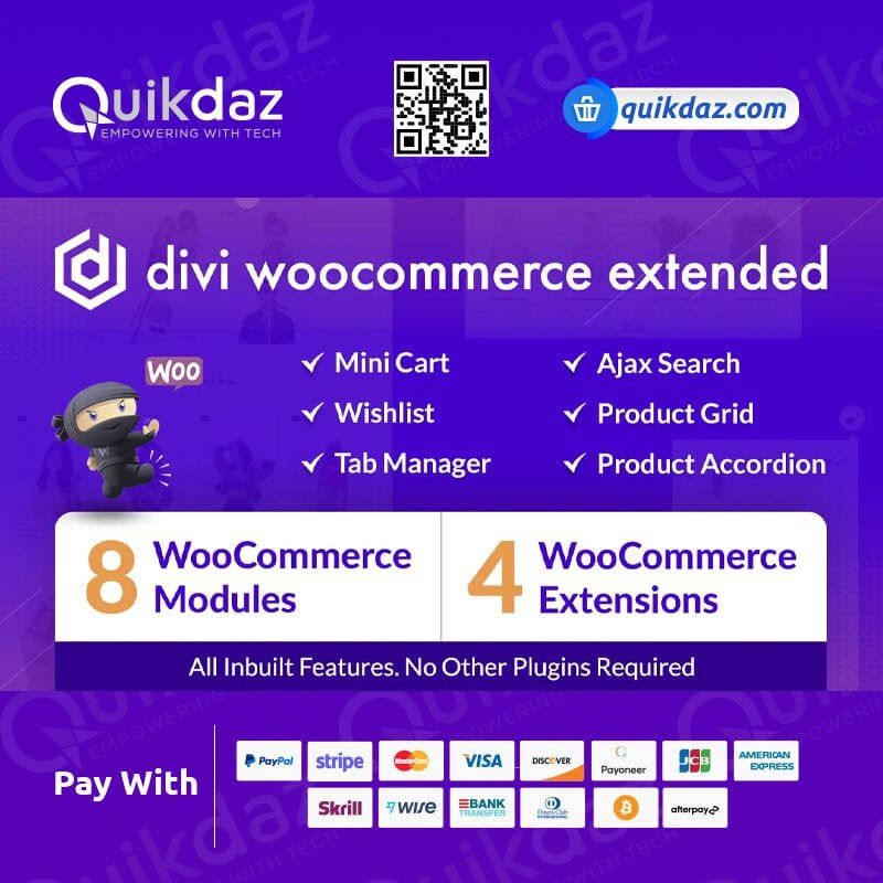 Divi WooCommerce Extended Quikdaz