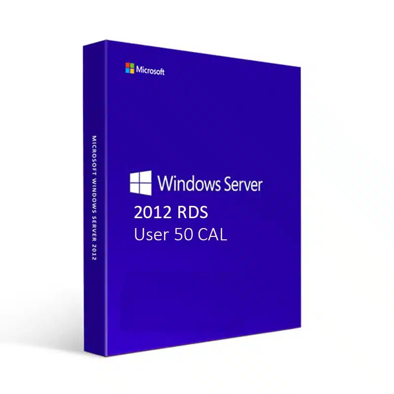 Windows Server 2012 Remote Desktop Services user connections 50 cal