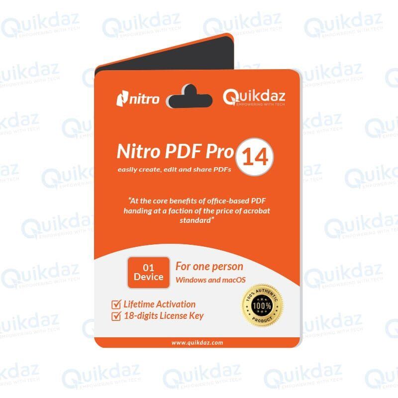 Nitro PDF Pro 14 Official License Key For Lifetime